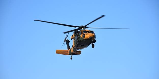 Kolunu yem karma makinesine kaptırdı! Askeri helikopter havalandı