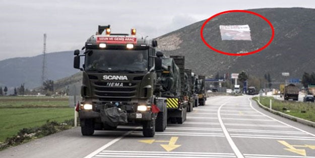 Komandolardan teröristleri titreten mesaj! Dağın yamacına astılar
