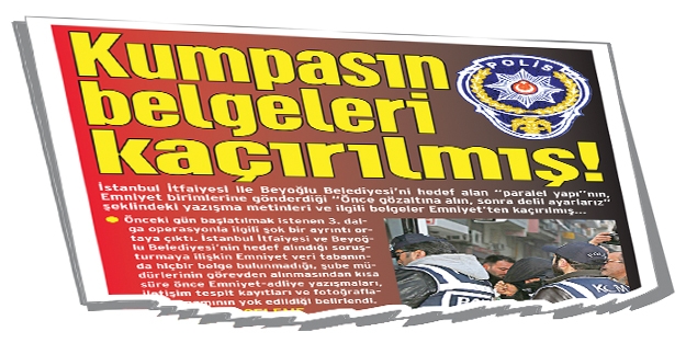 Komplocu polislere soruşturma başlatıldı