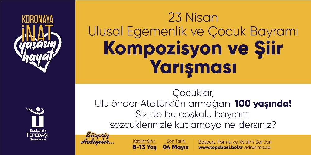 Kompozisyon ve şiir yarışması için son gün 4 Mayıs 