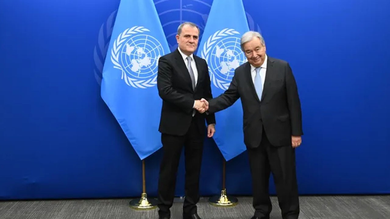 Azerbaycan'ın bakanı, savaşın durdurulması için BM Genel Sekreteri Guterres ile görüştü!