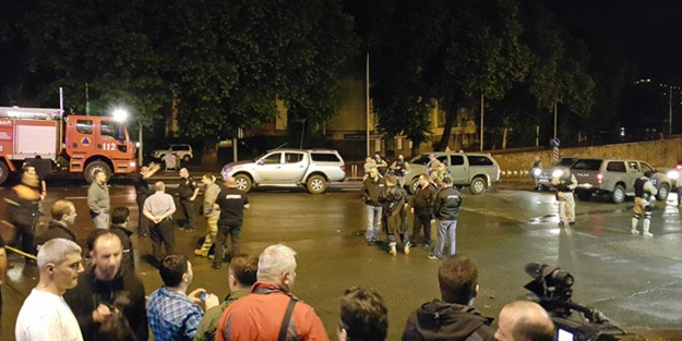 Komşuda sel felaketi