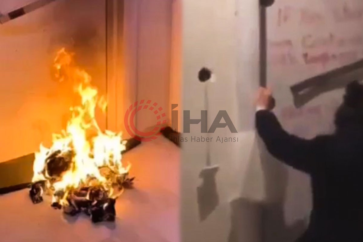 Komşularının duvarlarına tehdit sözleri yazan kadın sınır dışı edildi