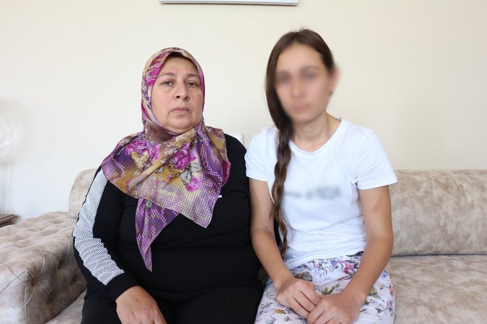 Komşusunun darp ettiği genç kız: 