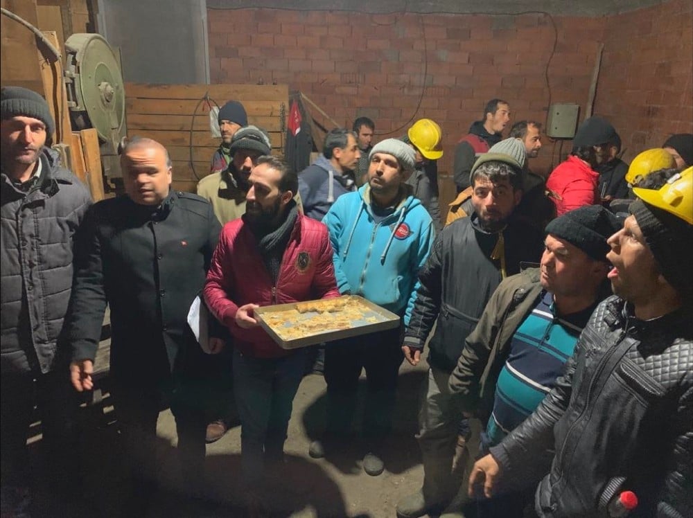 Kömür ocağındaki işçilerin iş bırakma eylemi sonlandı 