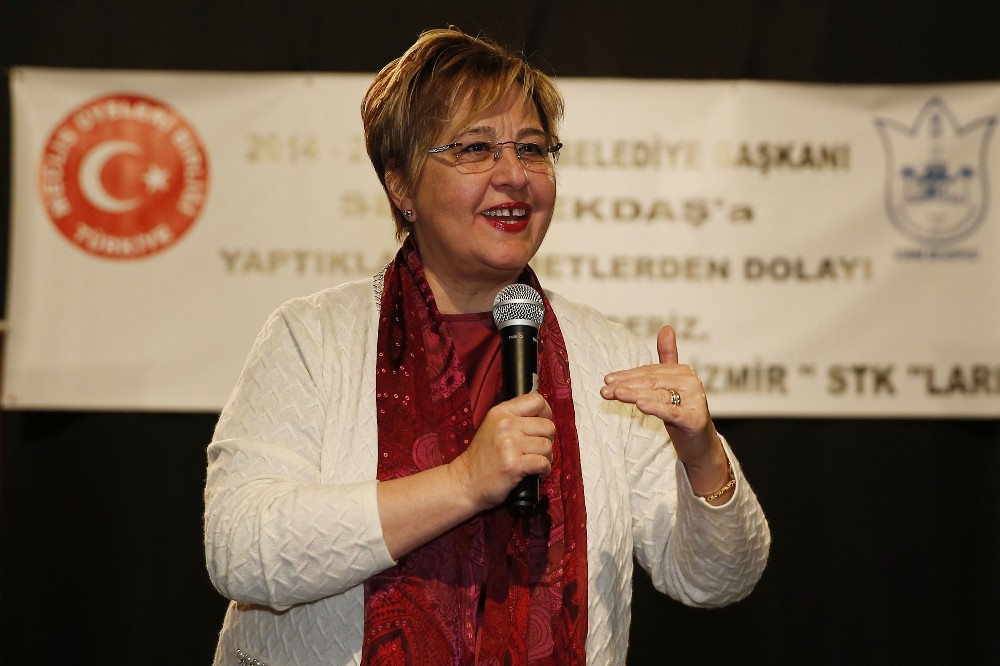 Konak’ta Pekdaş’a veda töreni 