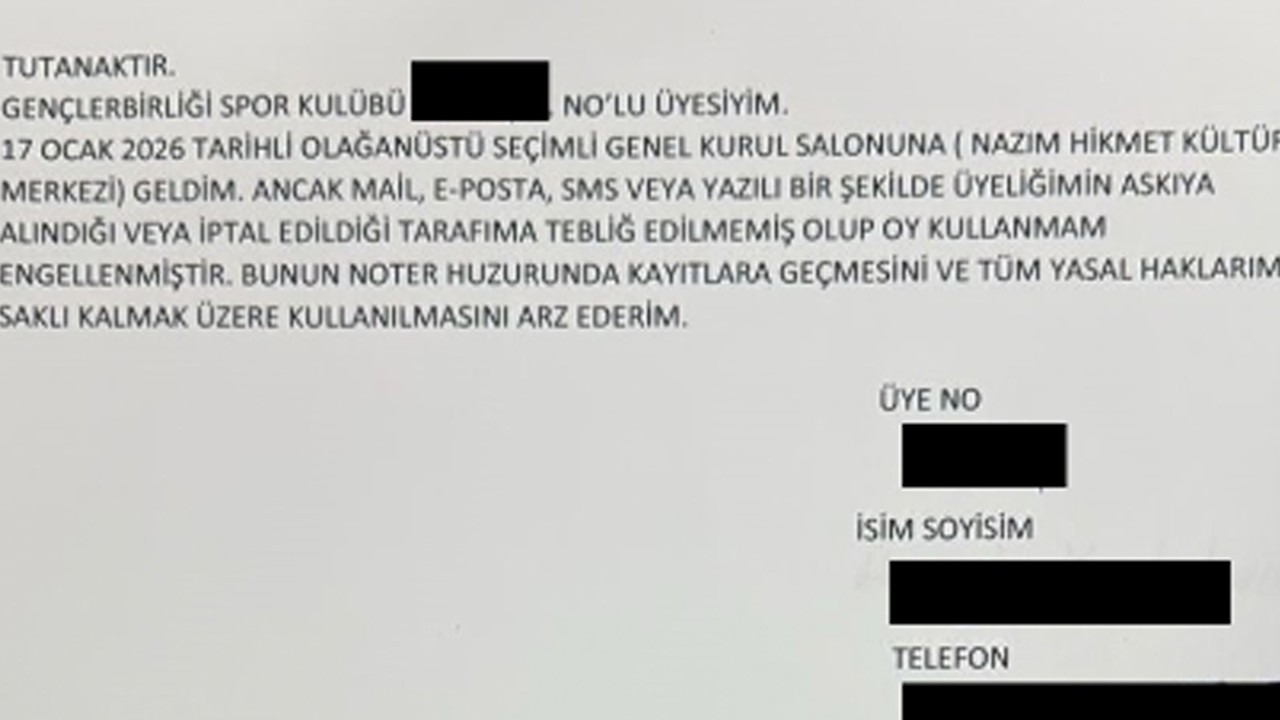 Kongre karıştı başkan adayı oy kullanmadan çıktı! Gençlerbirliği kongresi yargıya taşınacak...