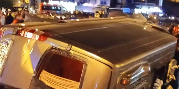 Konsere giden rapçiler kaza yaptı