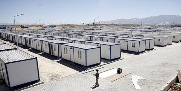 Konteyner kent 'sıcak evlerini' aratmıyor