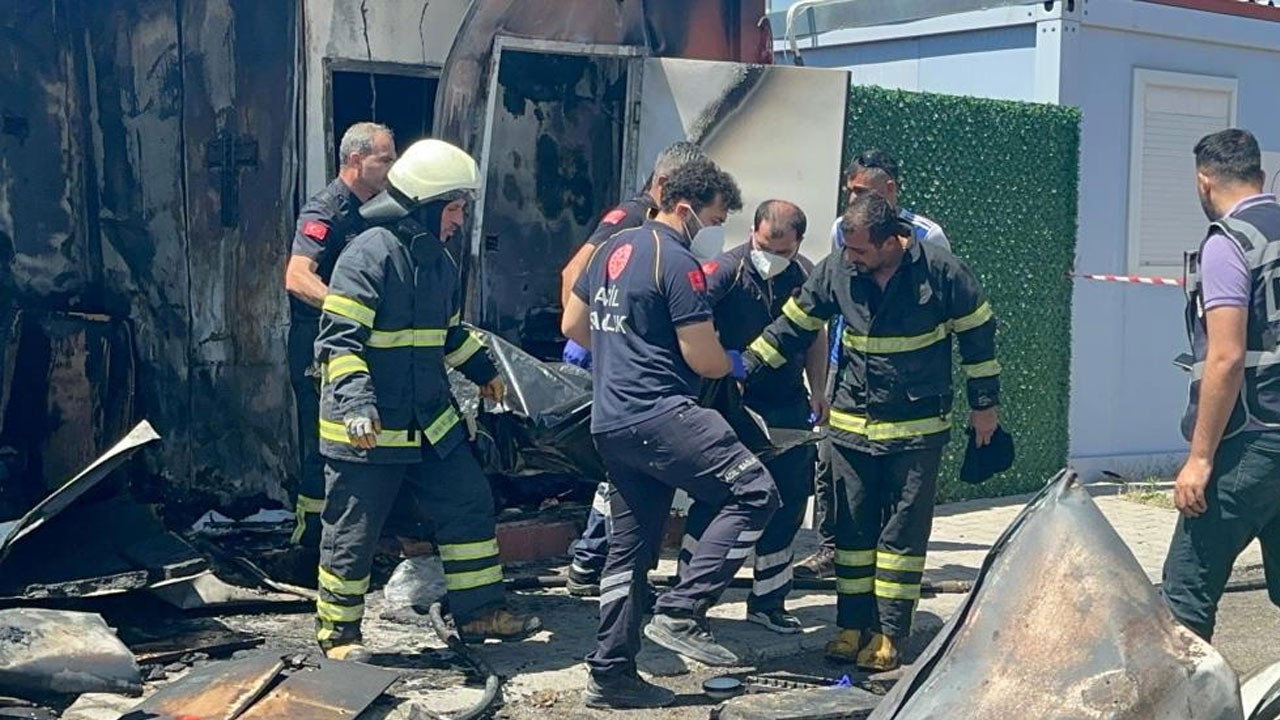 Konteynerde yanarak ölen kişinin kimliği belli oldu