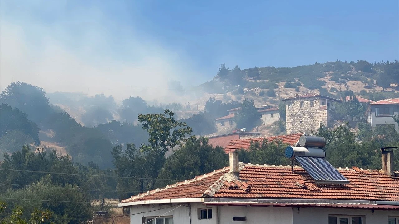 Kontrol altına alınan orman yangını yeniden başladı!