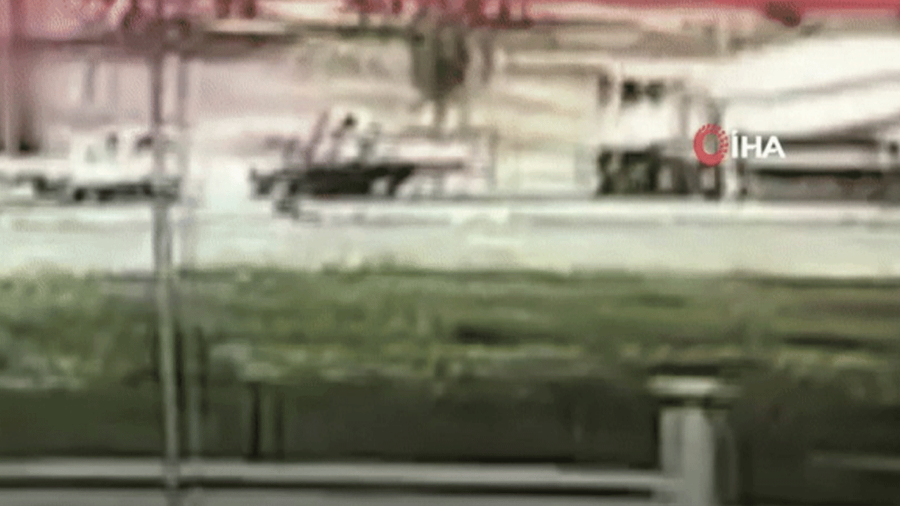 Kontrolden çıkan beton mikserinin 8 aracı biçtiği kazanın görüntüsü ortaya çıktı!