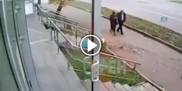 Kontrolden çıkan otomobil dehşet saçtı