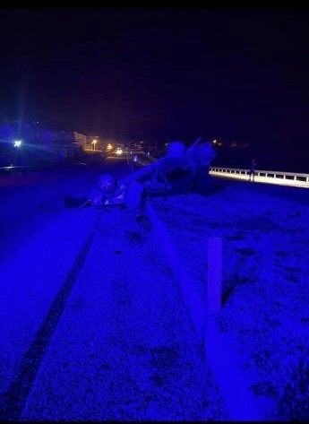 Kontrolden çıkan otomobil takla attı: 1 yaralı