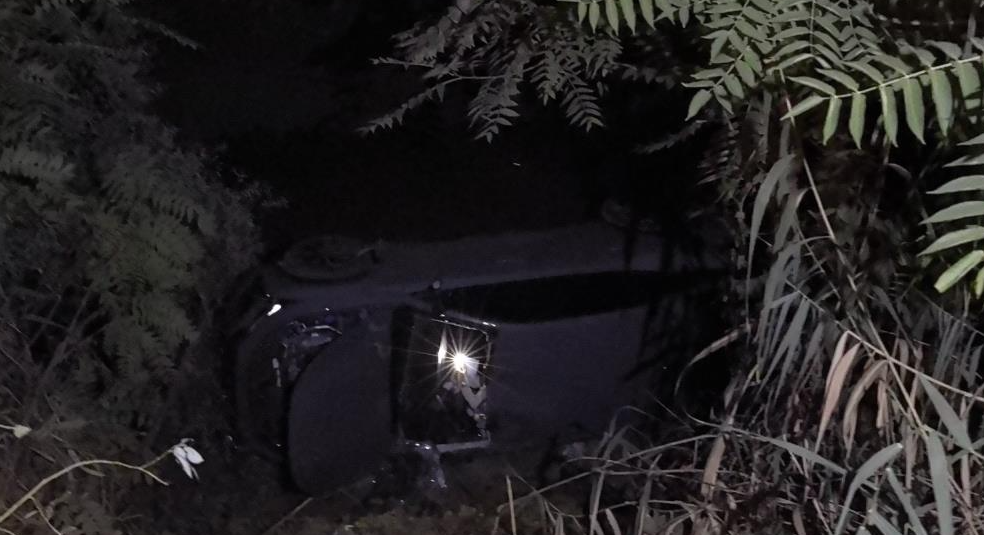 Kontrolden çıktı dereye uçtu