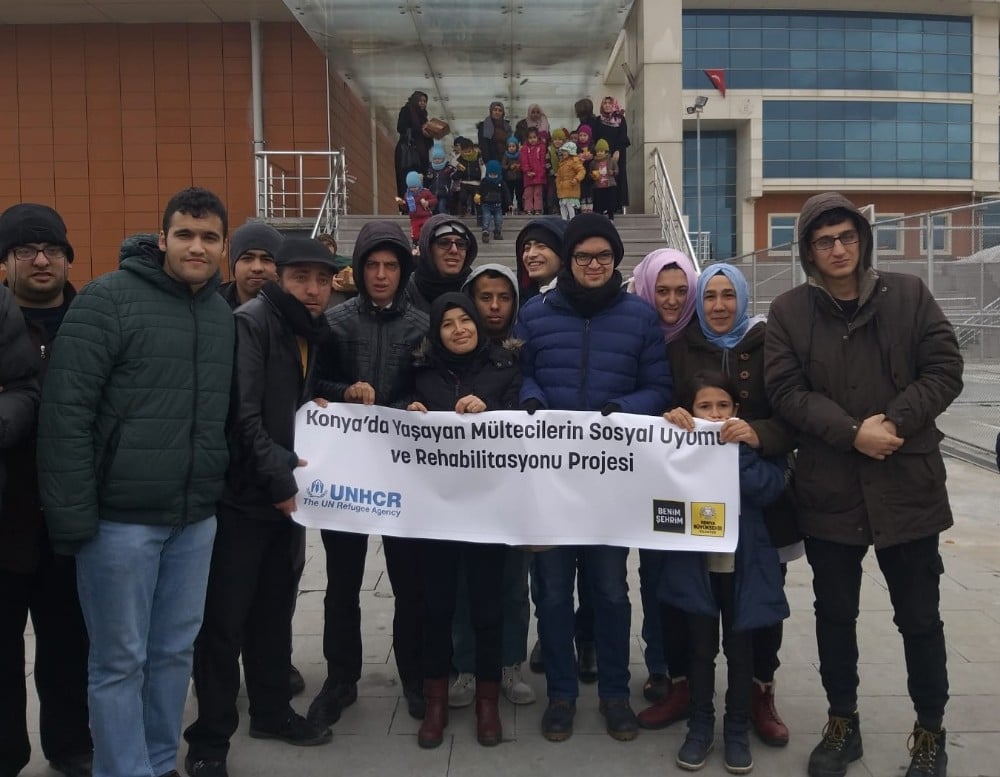 Konya Büyükşehir’den mülteci çocuklar için etkinlik 
