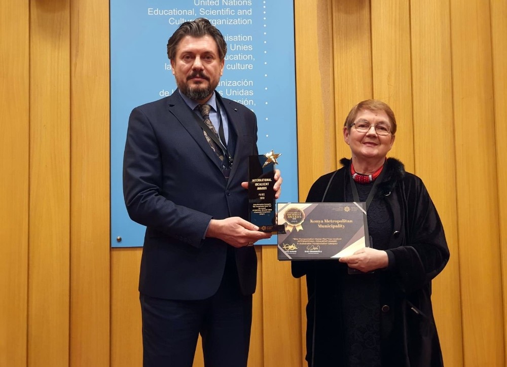 Konya Büyükşehir’in Bisiklet Master Planı UNESCO’da ödül aldı 