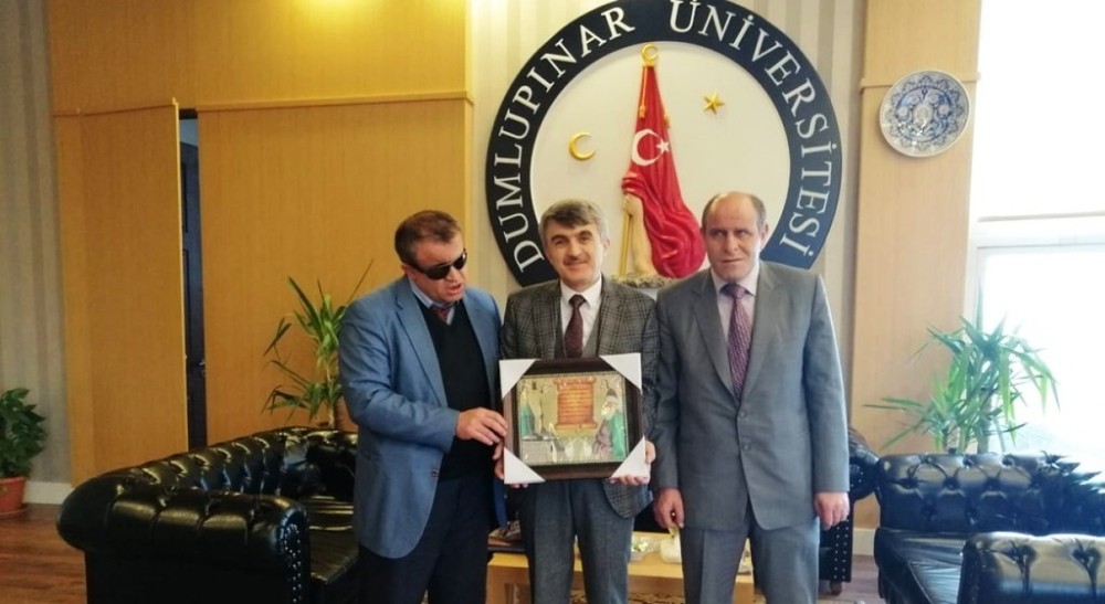 Konya engelli birimlerinden Rektör Uysal’a ziyaret 