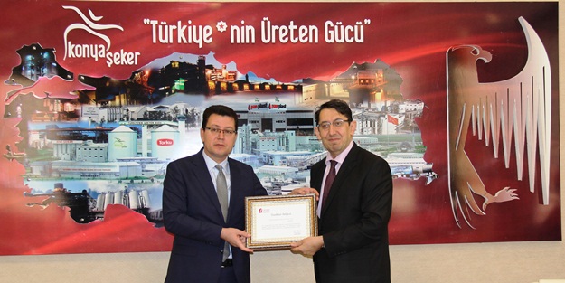 Konya Şeker'e bir ödül de Maliye Bakanlığından