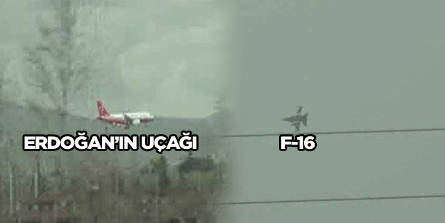 Erdoğan'ın uçağına Konya semalarında 2 F-16 eşlik etti