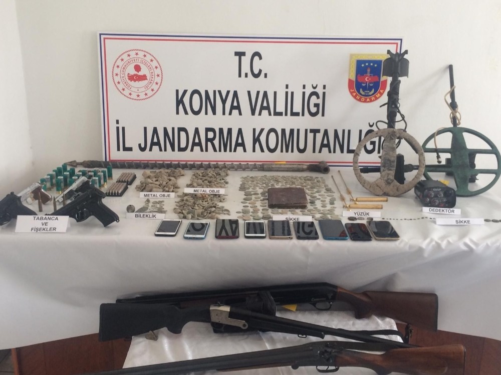 Konya ve Adana’da tarihi eser operasyonu: 11 gözaltı 