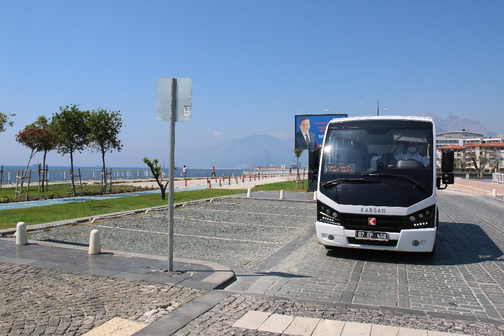 Konyaaltı Sahil 104 nolu hat sefere başladı 