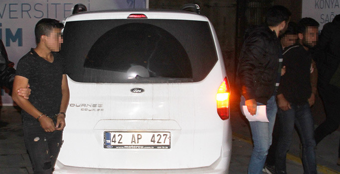 Konya'da Afgan işçiyi gasp edip bıçaklayan Suriyeli 3 kişi enselendi
