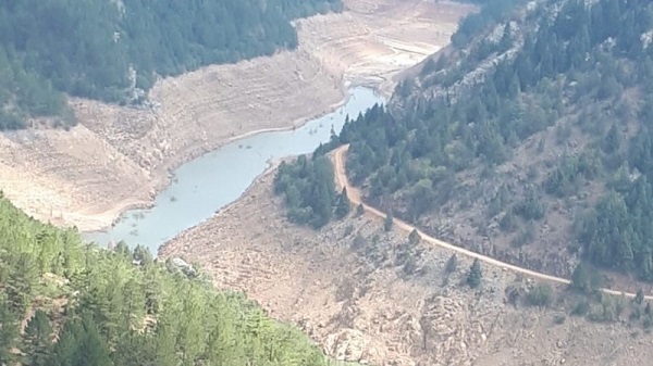 Konya'da bir baraj daha kurudu