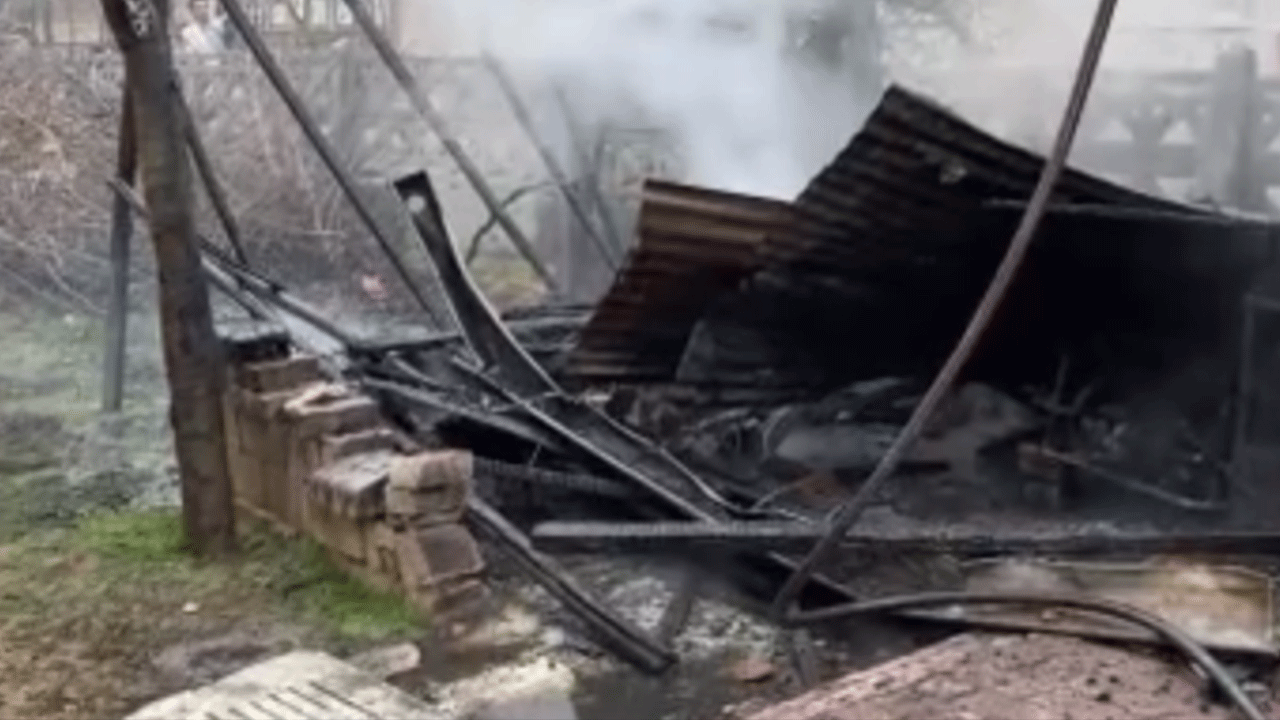 Konya'da çocukların torpille oyunu yangına sebep oldu!