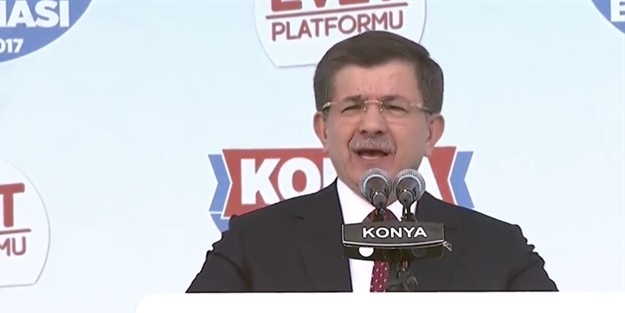 Konya'da Davutoğlu'ndan önemli mesaj!