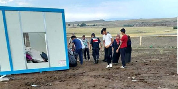 Konya'da dehşet dolu anlar! Girdiği konteynerde ölümle burun buruna geldi
