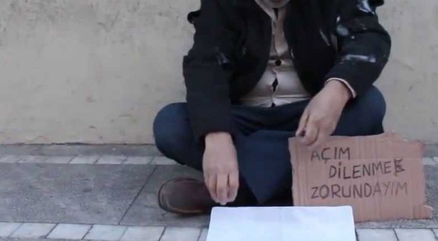 Konya'da dilencinin üzerinden 6 bin 210 lira çıktı