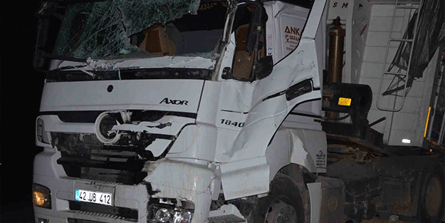 Konya’da feci kaza! 1 ölü 1 yaralı var