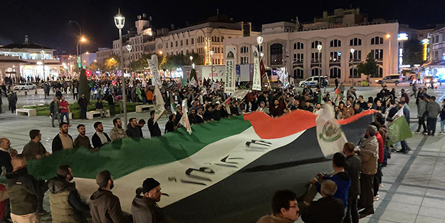 Konya'da Filistin'e destek yürüyüşü!