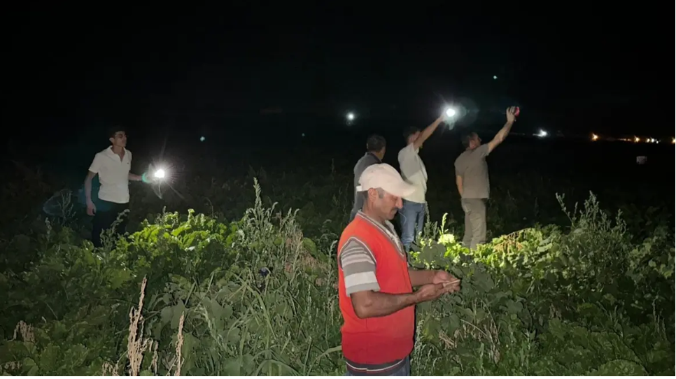 Konya'da gece oluşan obruk köylüleri korkuttu!
