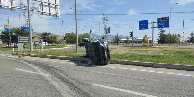 Konya'da korkutan kaza: 4 kişi yaralandı