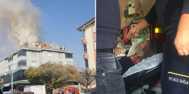 Konya'da korkutan yangın