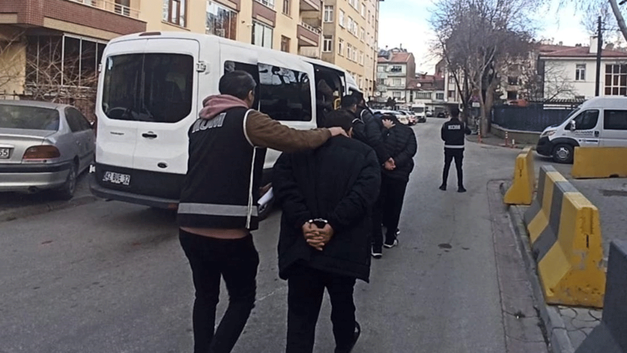 Konya'da mafyaya baskın