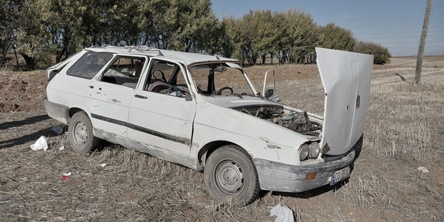 Konya'da otomobil devrildi, olanlar oldu!