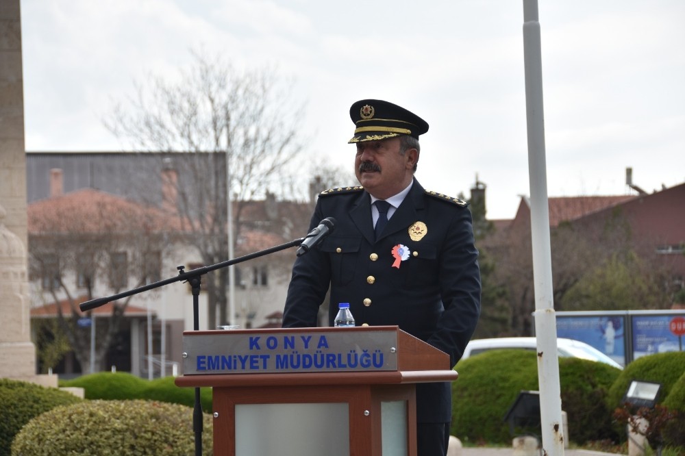 Konya’da Polis Teşkilatının Kuruluş Yıldönümü kutlandı 