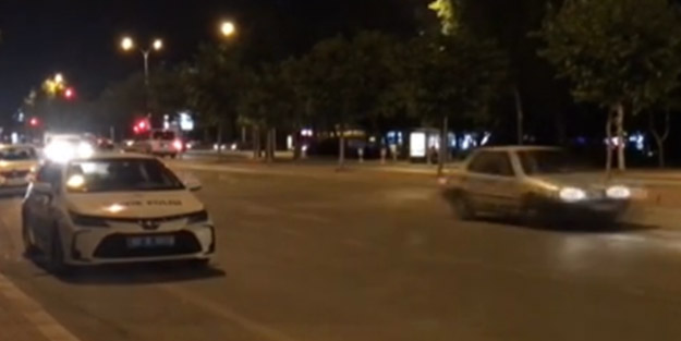 Konya'da polisten kaçan sürücüye ceza