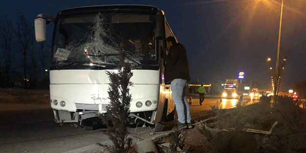 Konya’da servis midibüsleri çarpıştı