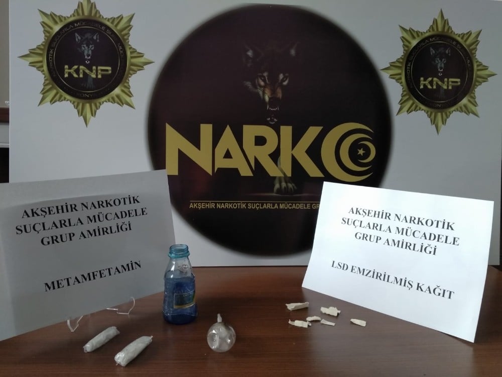 Konya’da uyuşturucu operasyonu: 2 gözaltı 