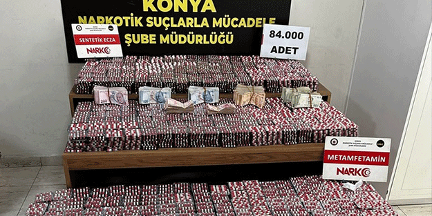 Konya'da uyuşturucu operasyonu