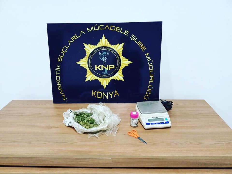 Konya’da uyuşturucu operasyonunda 21 kişiye işlem yapıldı 
