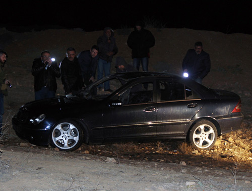 Konya'da yanan otomobilde erkek cesedi bulundu
