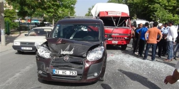 Konya'da zincirleme kaza: 6 yaralı