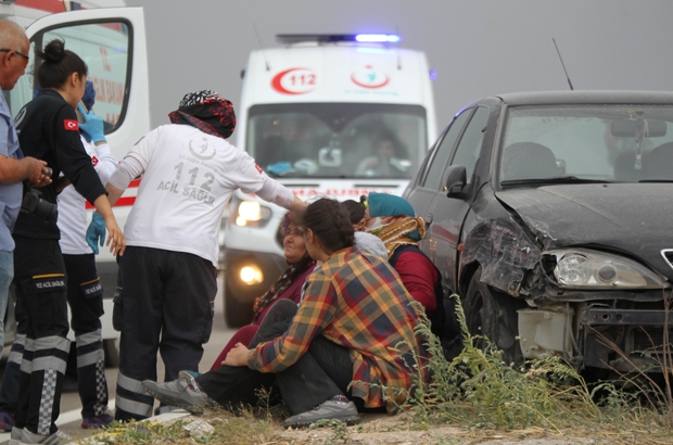 Konya'da zincirleme trafik kazasında 14 kişi yaralandı
