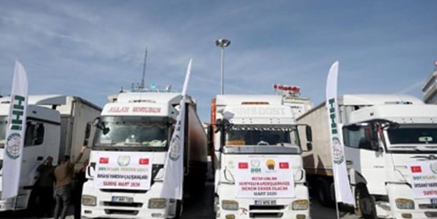 Konya’dan İdlib’e 25 TIR’lık yardım