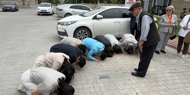 Konyalı Kore gazisinin önünde eğildiler!